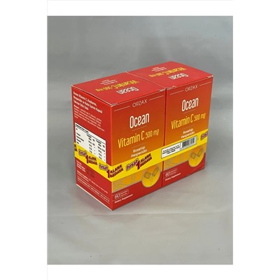 Ocean Vıtamın C 500 Mg 60 Kapsül 1 + 1