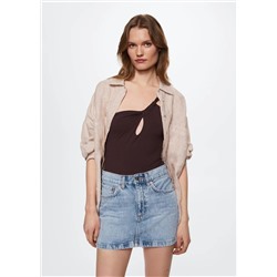Minifalda denim -  Mujer | MANGO OUTLET España