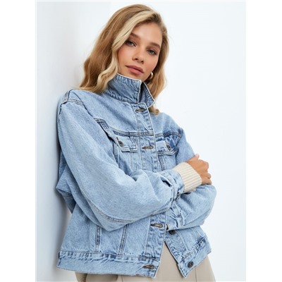 Куртка джинс P112-1207 l.blue