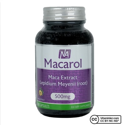 Natrol Macarol 500 мг 60 капсул