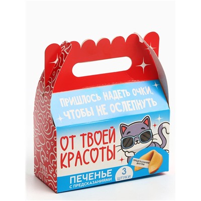Печенье с предсказаниями «У меня нет слов», 18 г ( 3 шт. х 6 г).