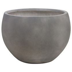 Кашпо Nobilis Marco "Umber grey Round" (файберглас), D45хH33 см