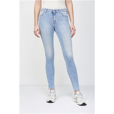 Vaquero skinny fit de tiro alto Stella - Azul claro