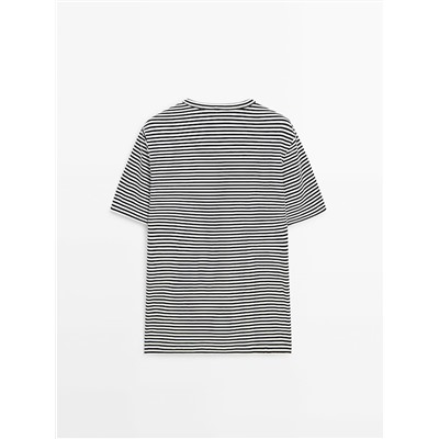 Camiseta rayas manga corta