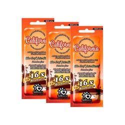 Крем д/солярия на основе алоэ “California” 16х bronzer,15мл (масла арганы и сладкого миндаля, экстра