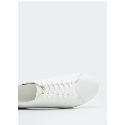 Deportivas piel cordones -  Hombre | MANGO OUTLET España