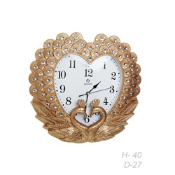 Часы настенные Павлины 40х42 / 150S-2 /уп 10/золото