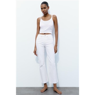 JEANS TRF CROPPED FLARE TIRO ALTO
