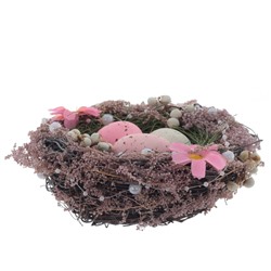 Изделие декоративное "Гнездо пасхальное", L13 W13,5 H7,5 см