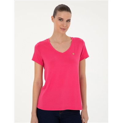 Pink Comfort Fit Basic T -For