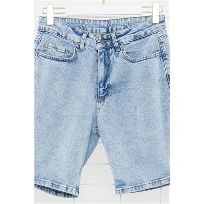 Navy Blue регулярно подходит гибкая тканевая джинсы Short TMNSS24SR00067