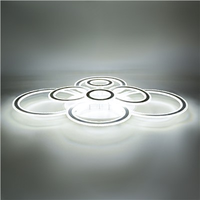 Стационарный светильник / LED-люстра потолочная. Цвет: белый (552W / 1125*840*180)" / LED white + yellow 3000K~6500K / K26023W/2+2+2+2 / уп 1