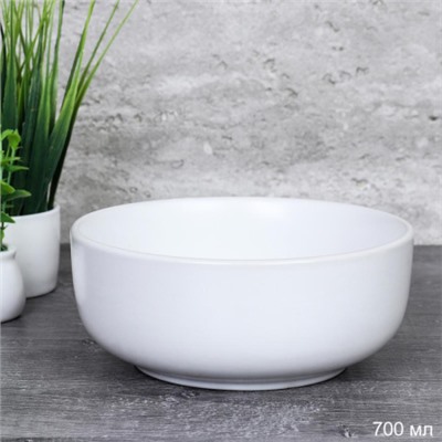 Тарелка глубокая суповая 700 мл white / 3403W 3600-6 /уп 6/36/