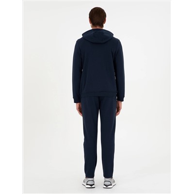 Navy Blue Slim Fit 3 пряжа Flat Paro Service шесть