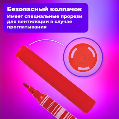 Фломастеры BRAUBERG "PREMIUM", 18 цветов, КОРПУС С ПЕЧАТЬЮ, вентилируемый колпачок, ПВХ-упаковка с европодвесом, 151943