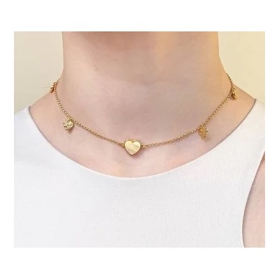 Колье серебряное с янтарём N9209ZM