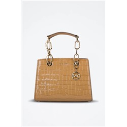 Bolso de piel - Marrón