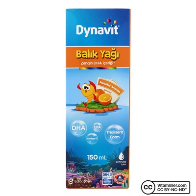 Dynavit Сироп с рыбьим жиром 150 мл