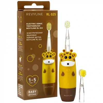 Электрическая зубная щетка Revyline RL 025 Baby Желтая