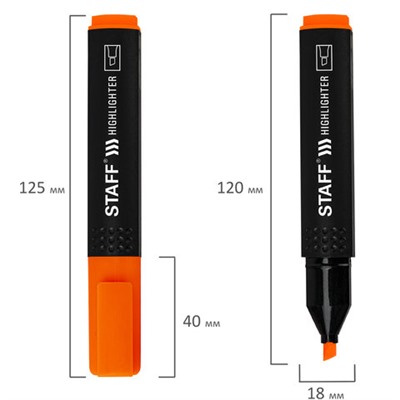 Набор текстовыделителей STAFF "Basic Budget HL-02N", 6 ЦВЕТОВ, НЕОН, линия письма 1-5 мм, 152296