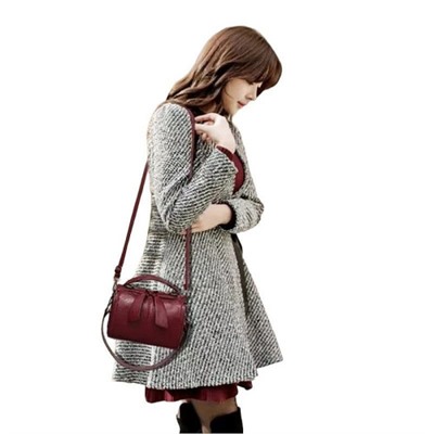 Женская кожаная сумка 8814-114 GREY