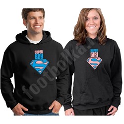 Толстовка мужская "Super boy/Super girl" SALE