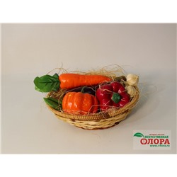 Набор овощей в корзинке (средний)