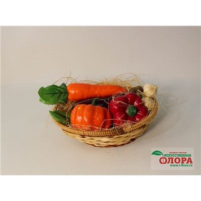 Набор овощей в корзинке (средний)