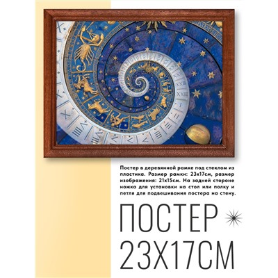 POSG-0024 Постер в рамке 23x17см Спираль времени