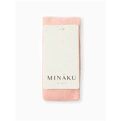 Колготки детские с лямками MINAKU, рост 80-86 см, персиковые