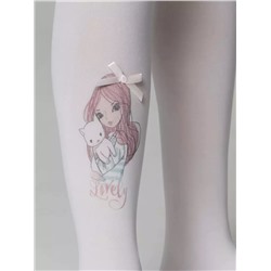 CONTE LOVELY Колготки из микрофибры с рисунком и декором