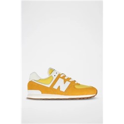 Zapatillas de piel 574 Amarillo