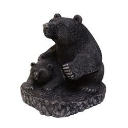Эксклюзивная скульптура из камня "Медведи" 350*320*350мм