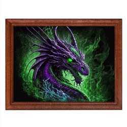 POSG-0209 Постер в рамке 23x17см Дракон