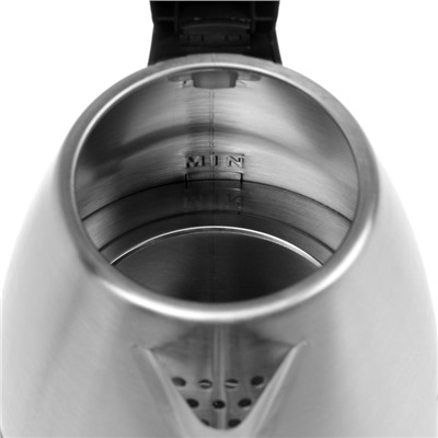 Чайник электрический ENERGY E-212, металл, 1.2 л, 1500 Вт, серебристый