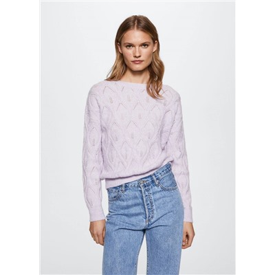 Jersey punto abierto -  Mujer | MANGO OUTLET España