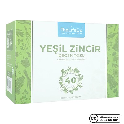 Зеленая цепочка LifeCo 135 гр 30 пакетиков