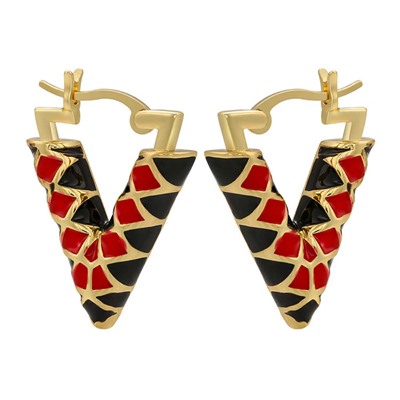 Серьги с замком кольцо арт. 11 8213 (id 254867)