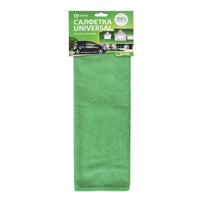 GRASS Салфетка микрофибра универсальная 35*40см (1шт)