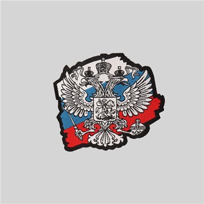 Термоаппликация «Герб», 7×6.6 см, фасовка 10 шт., разноцветная