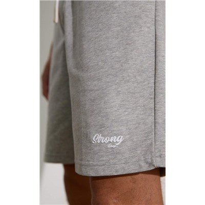 Шорты P411-0984 grey melange