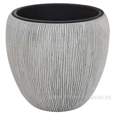 Кашпо полистоун Nobilis Marco "Pmw-b/ivory Jar", D30хH28 см с тех.горшком