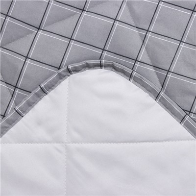 Покрывало LoveLife 1,5сп Gray cage 150*210±5см, новосатин, 100%п/э