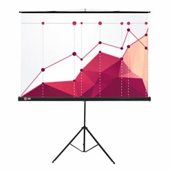 Экран Cactus Triscreen CS-PST-180x180, 180x180 см, 1:1, напольный, черный