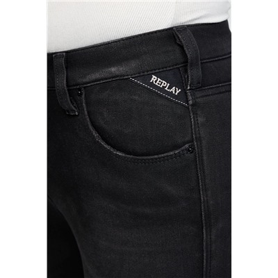Pantalón skinny fit de tiro alto Stella - Negro