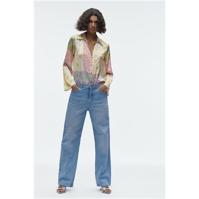PATCHWORK PRINT SHIRT_