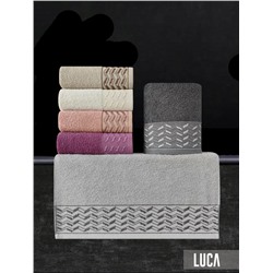 Кухонный набор полотенец   Карвен  LUCA махра 30*50 6 шт. HM 689 (V-18)