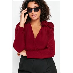 Bordeaux Rose Detail Cruve Burn Accessy Body TBBSS24AF00080