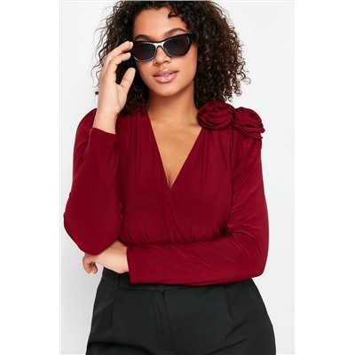 Bordeaux Rose Detail Cruve Burn Accessy Body TBBSS24AF00080