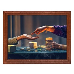 POSG-0062 Постер в рамке 23x17см Хиромантия